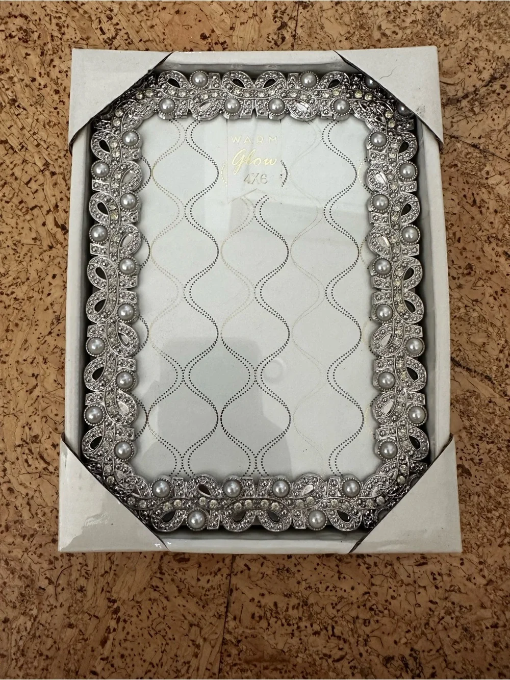 Sheffield Home Silver Pearl Decorative Wall Frame